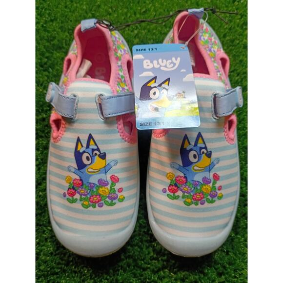 Ground Up Other - Ground Up Bluey Toddler Water Shoes - Blue & White Stripe13/1